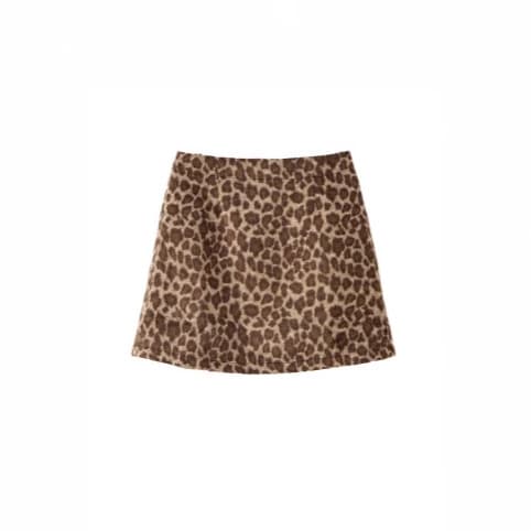 Plus Size Leopard Print Skirt - XL1425413598T22