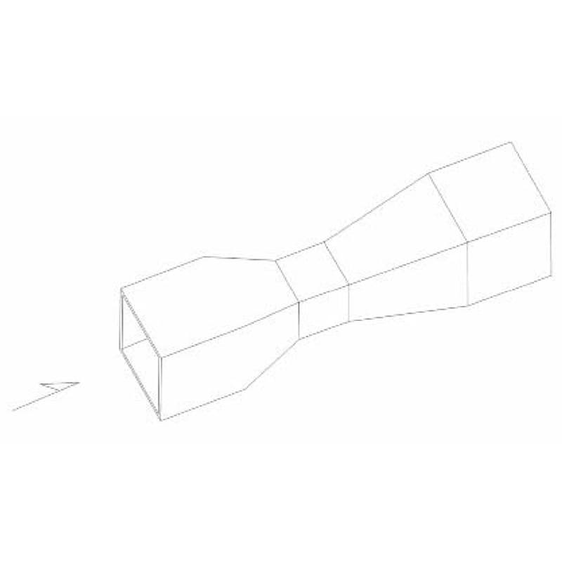 Zhongyi Zhilian Rectangular Venturi Tube Throttling Device Factory Direct Sale