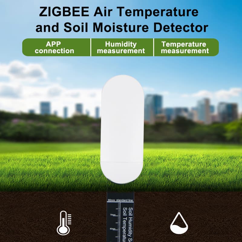 Soil Moisture Sensor Zigbee 3.0 Smart Monitoring Plant Moisture Tester Flowerpot Soil Humidity