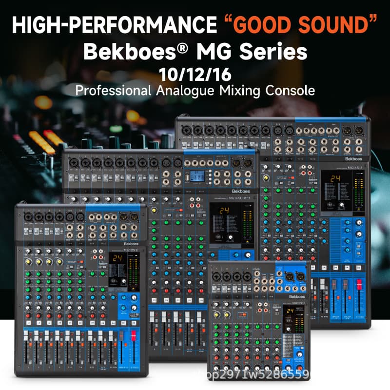 Professional mixer MG10XU MG12XU MG16XU stage performance wedding conference with effector stereo