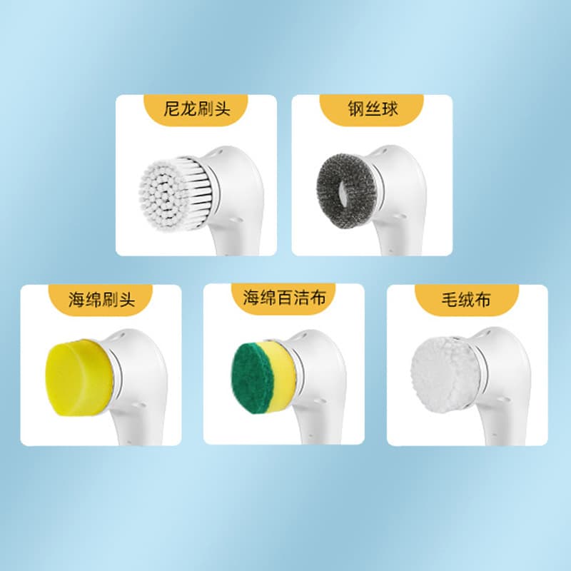 Accessories — Dedicated accessories for this store's cleaning brush products, including steel wool heads, sponge heads, scouring pad heads, and brush heads