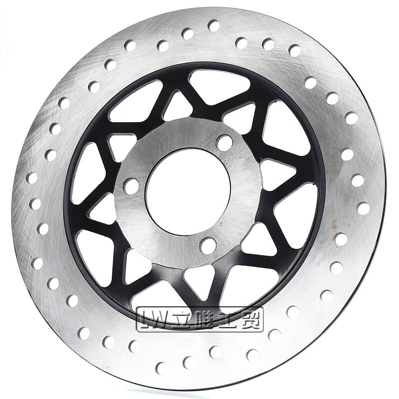 Motorcycle 260mm Disc Brake Rotor, Convex-Concave Steel Disc Brake Pad, Inner Diameter 58mm, Electric Vehicle Brake Disc