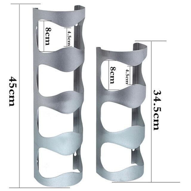 Stainless steel wine rack hanging wine bottle rack wall hanging wine rack ornament simple wine holder