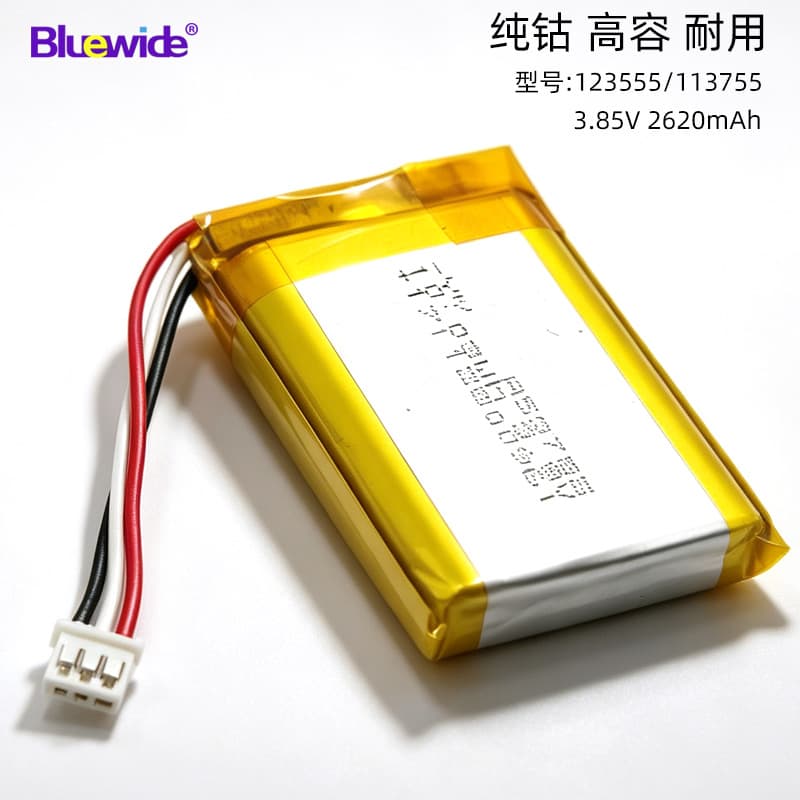 123555 polymer lithium battery 113755 soft pack battery 103555 battery with protective plate 4.35v