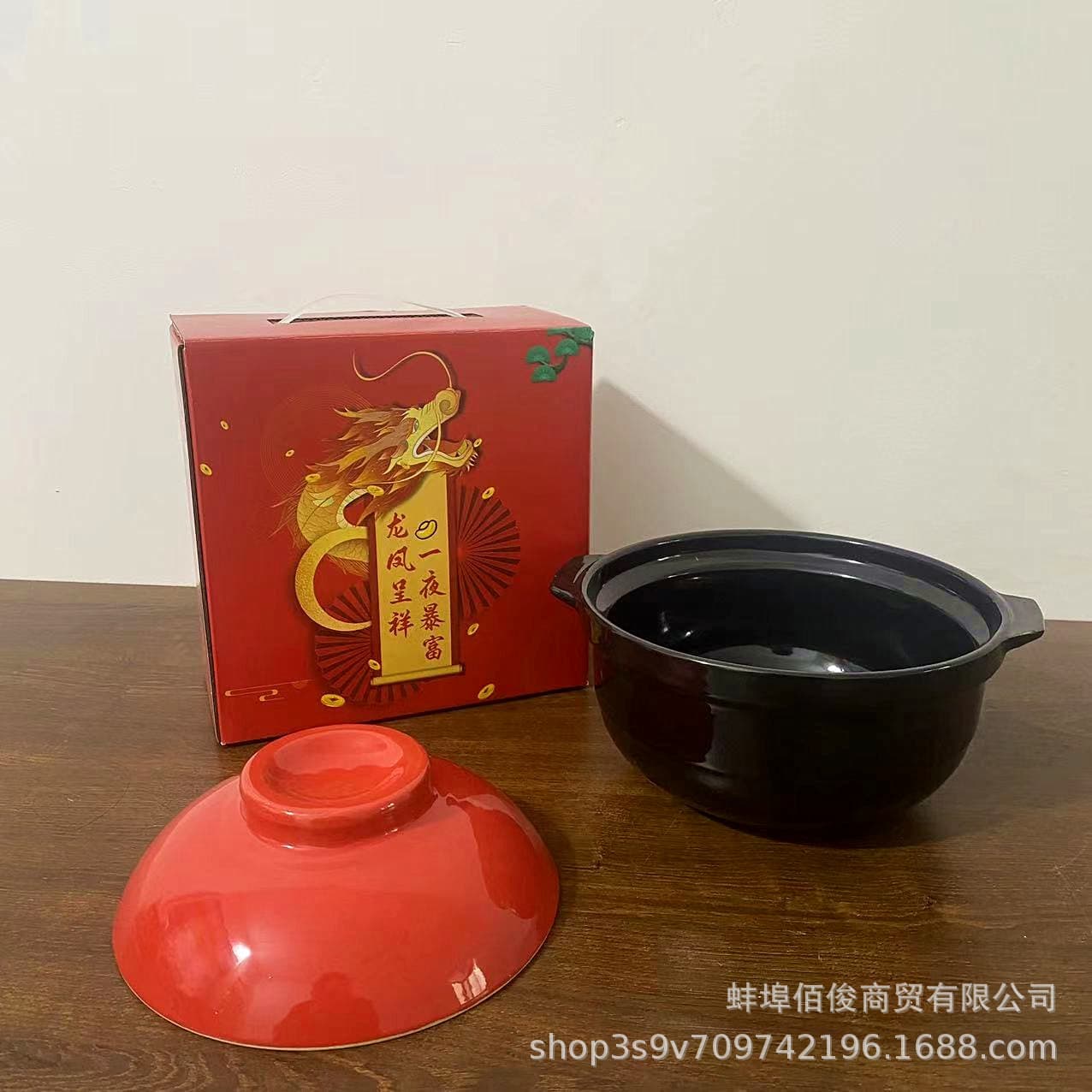 New model casserole wholesale, stew pot, hot pot, high-temperature resistant open flame with lid, home ceramic pot, gas soup pot, gift for events