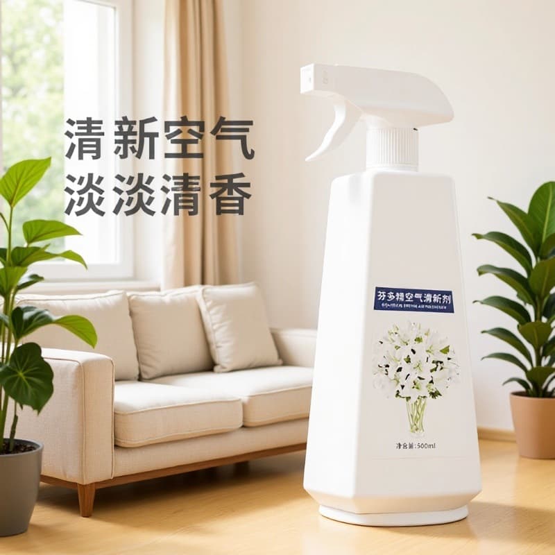 Elderly odor remover for home use, eliminates smoke smells from rooms, bedding, sheets, and clothes, subtle air freshener with antibacterial properties.