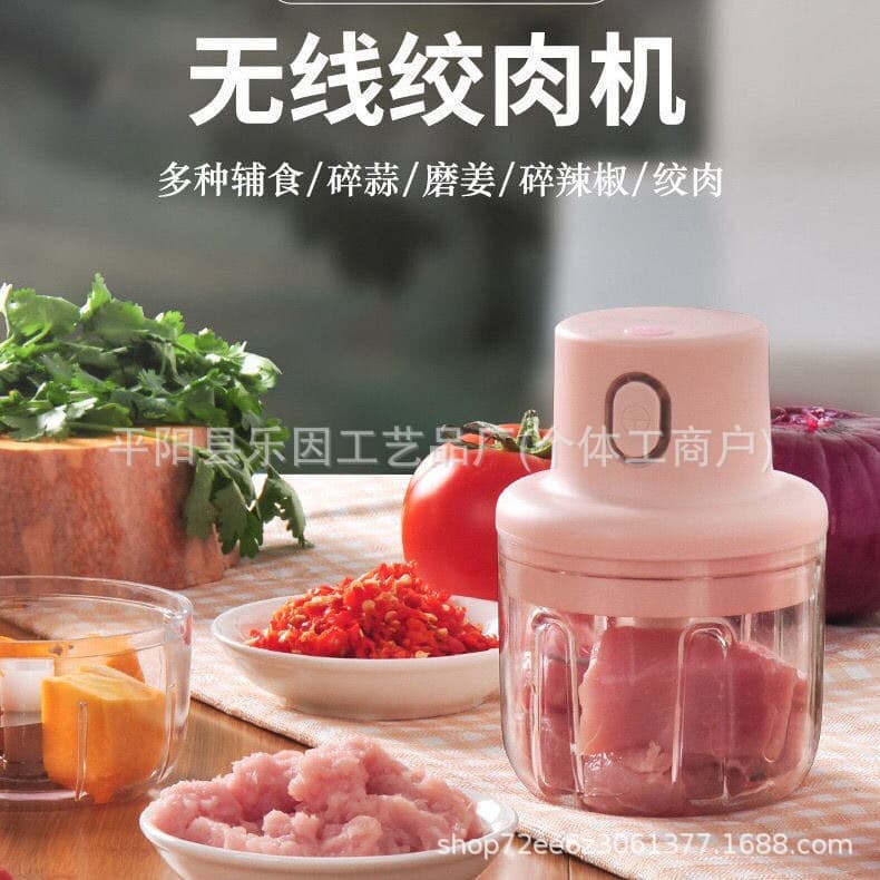 Cross-border Wireless Electric USB Mini Electric Garlic Masher Multifunctional Baby Food Processor Blender Food Processor