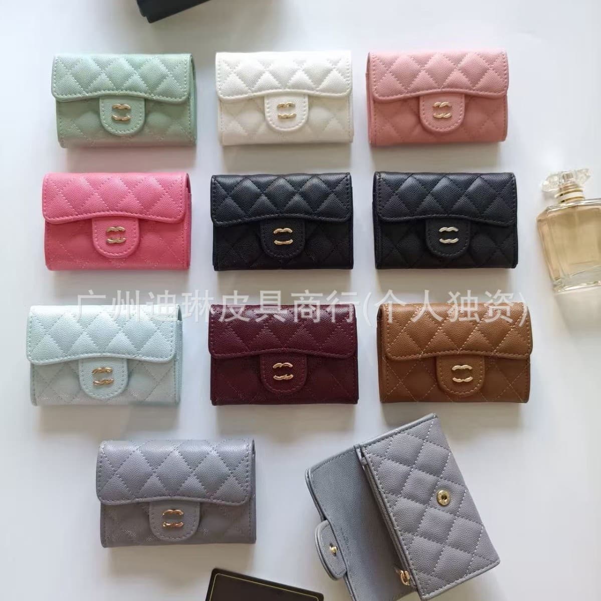 Export High-Quality Genuine Leather Ball Texture Evening Bag CF Mini Small Bag Cute Coin Purse Card Holder