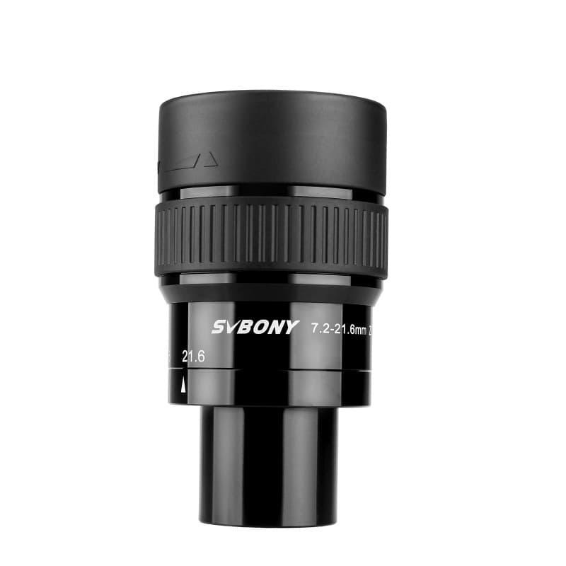 SVBONY SV191 black 1.25-inch 7.2-21.6mm zoom eyepiece for astronomical telescopes