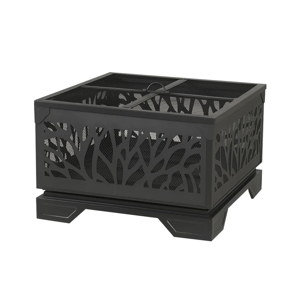 Aldi Supplier Fire Basin Wrought Iron Grill Heater Stand Portable Charcoal Stove Table Heater Winter Warming