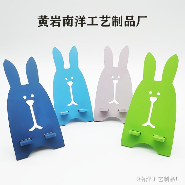 Cute Animal Rabbit Phone Stand, Desktop Ornament Accessories, Cartoon Home Use
