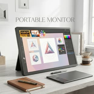 15.6-inch Portable Monitor, Switch External Screen, Laptop Splitter, Extended Secondary Display