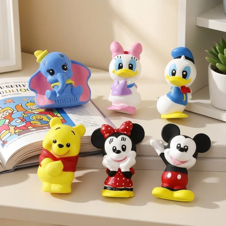 Cartoon Animal Mickey Minnie Car Vent Aromatherapy Creative Desktop Decoration Elephant Aroma Stone Silicone Mold