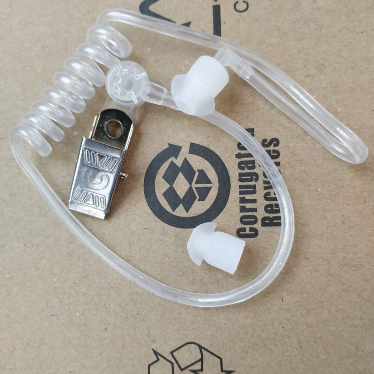 Transparent Single-tube Air Conduit For Mobile/two-way Radio Headset Accessories - Digital Computer/headphone/earphone