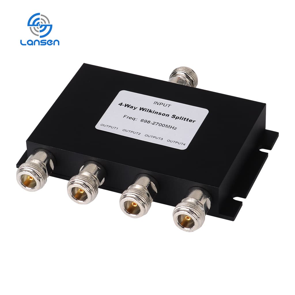 Engineering Accessories Microstrip One-to-Four RF Power Divider 698-2700MHz Frequency Splitter