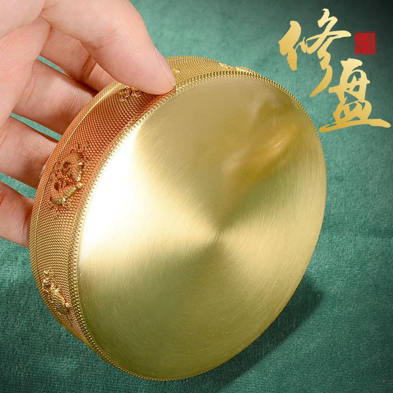 Buddhist Affinity Collection Tibetan Mandala Plate Repair Plate, Eight Auspicious Symbols Mandala Plate Tray, Buddhist Supplies, Thirty-Seven Offerings Mandala