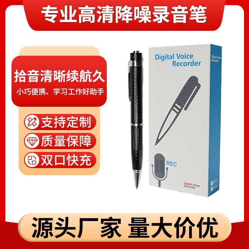 Wholesale Professional Portable Voice Recorder with Smart Noise Reduction, Long Battery Life, HD Recording for Student Classes and Business Meetings