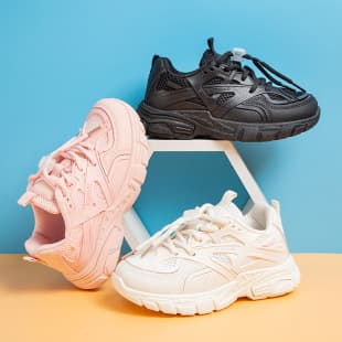 Student Sports Mesh Shoes Girls Spring Summer Autumn New Kids Dad Shoes Casual White Shoes Teenagers Boys