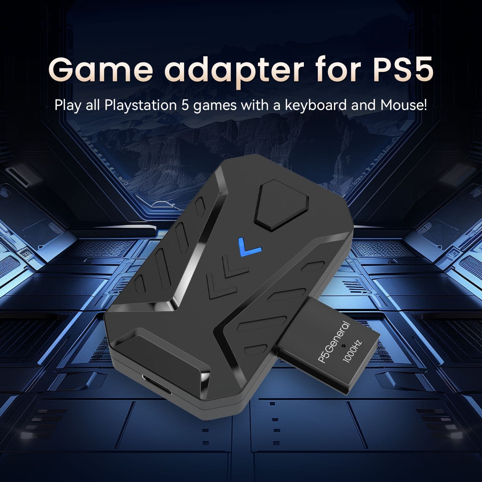 Jiaying Gamwing-Master-P5 console keyboard and mouse converter is suitable for PlayStation 5 plug and play