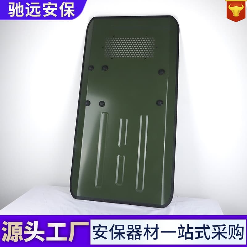 Metal Handheld Riot Shield Aluminum Alloy Explosion-Proof Shield Security Equipment Security Guard Supplies Protective Shield