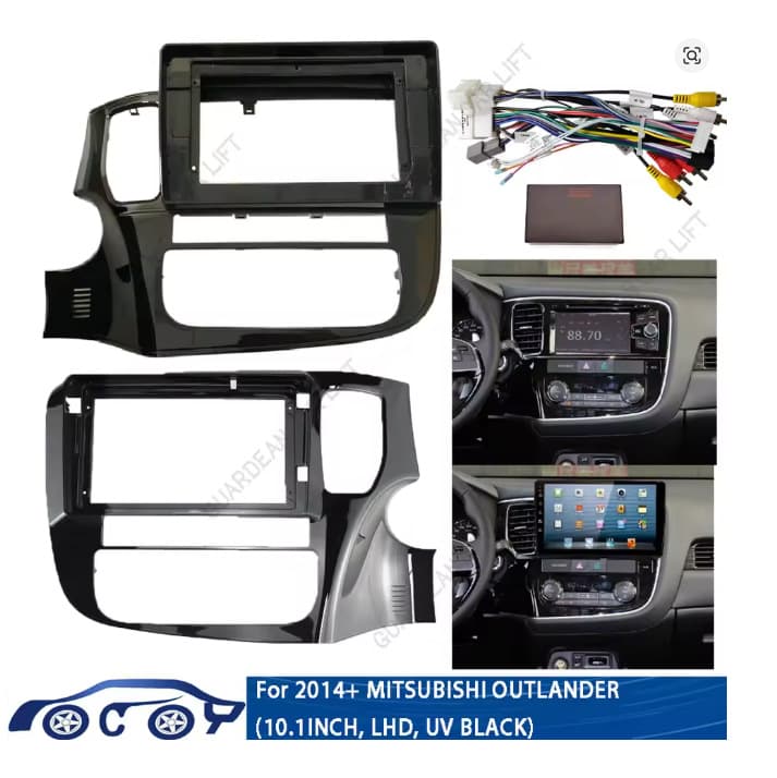 Suitable for 2014-2017 Mitsubishi Outlander navigation panel frame Android central control car navigation panel frame