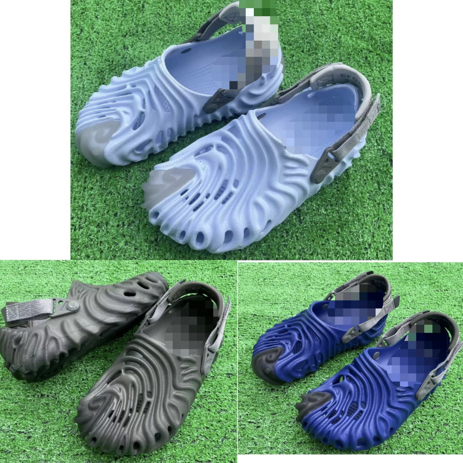 2026C Joint Brand Fingerprint Croc Sandals Summer Men's Sports Breathable Slippers Women's Factory Wholesale Sandals