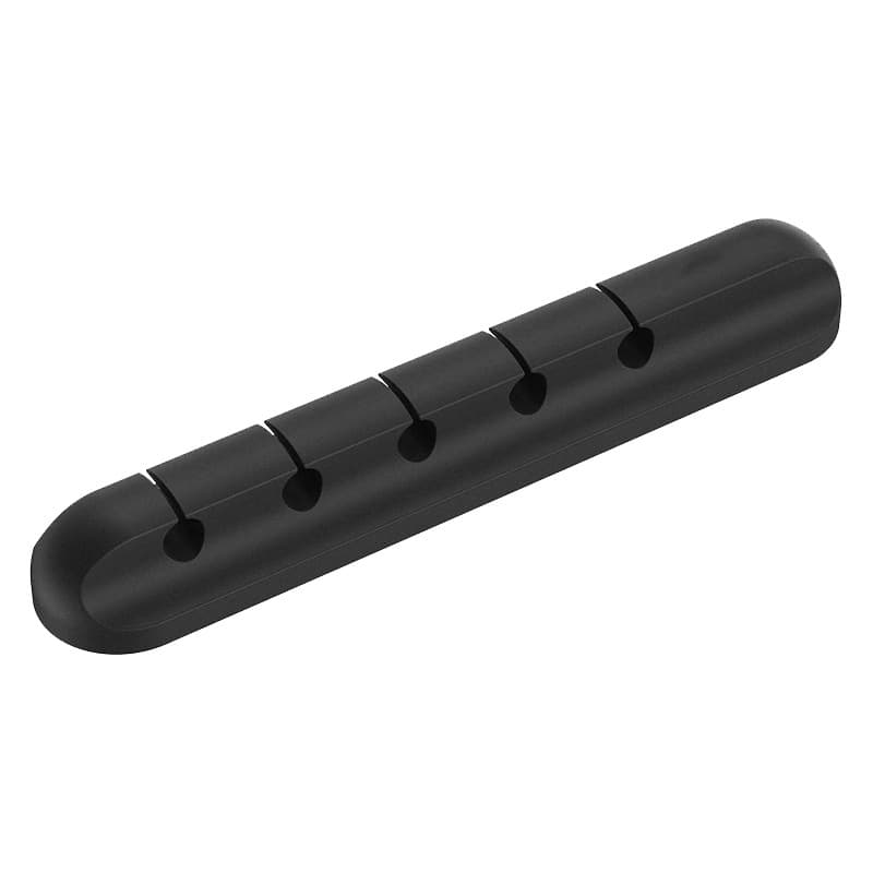 Factory stock desktop silicone cable organizer, creative gift cable holder, car self-adhesive cable wrap clip