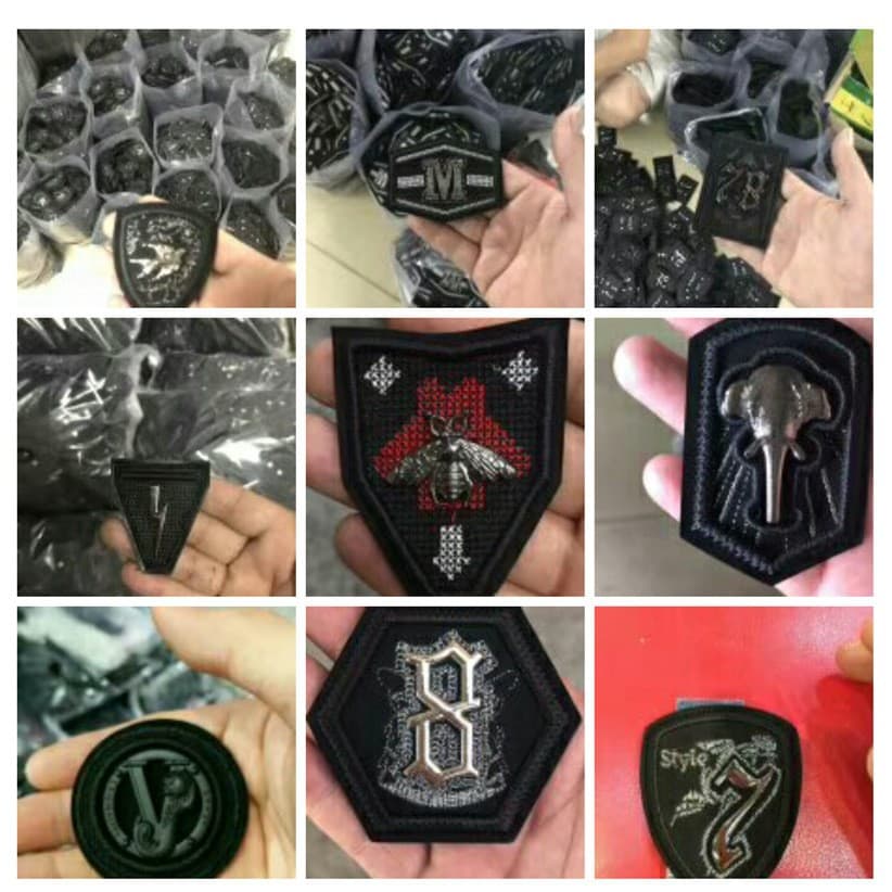 Personalized Embroidered Labels, Mountaineering Apparel Embroidery Labels, Motorcycle Apparel Patches, Riding Suit Fabric Labels Chen-