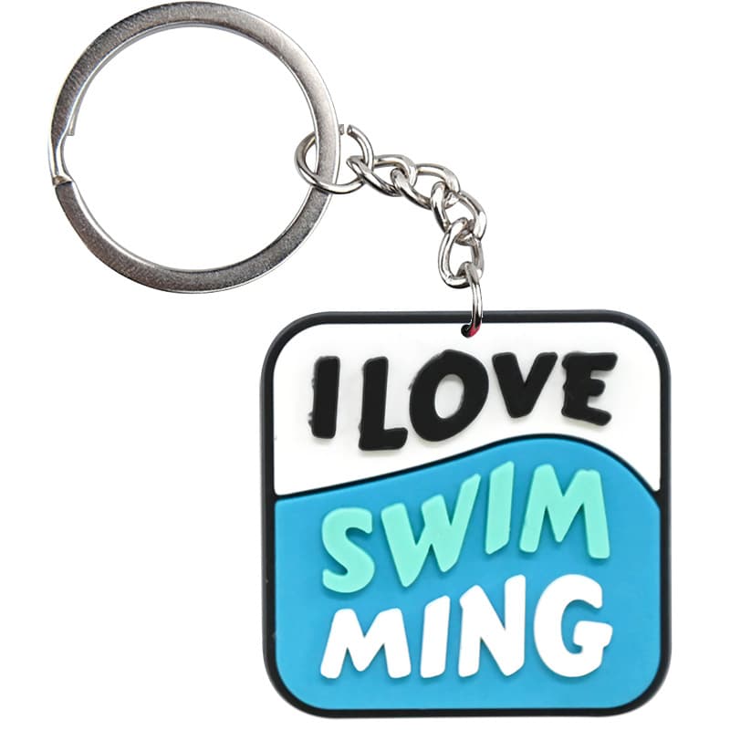 Swimming Series Keychain Creative Sports Key Ring Car Key Chain Accessory Key Holder