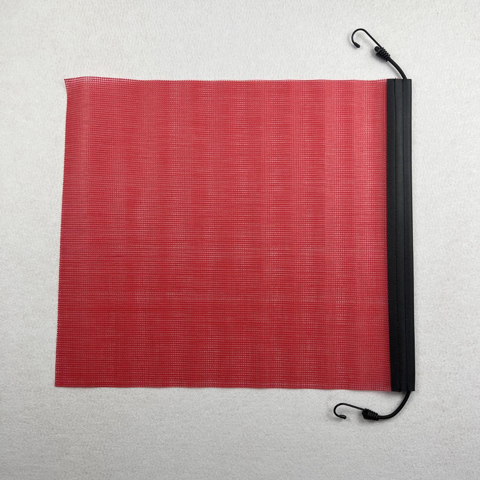 PVC Warning Flag Hook Flag VINYL Safety Flag Square Warning Flag Mesh Fabric Flag Hanging Safety