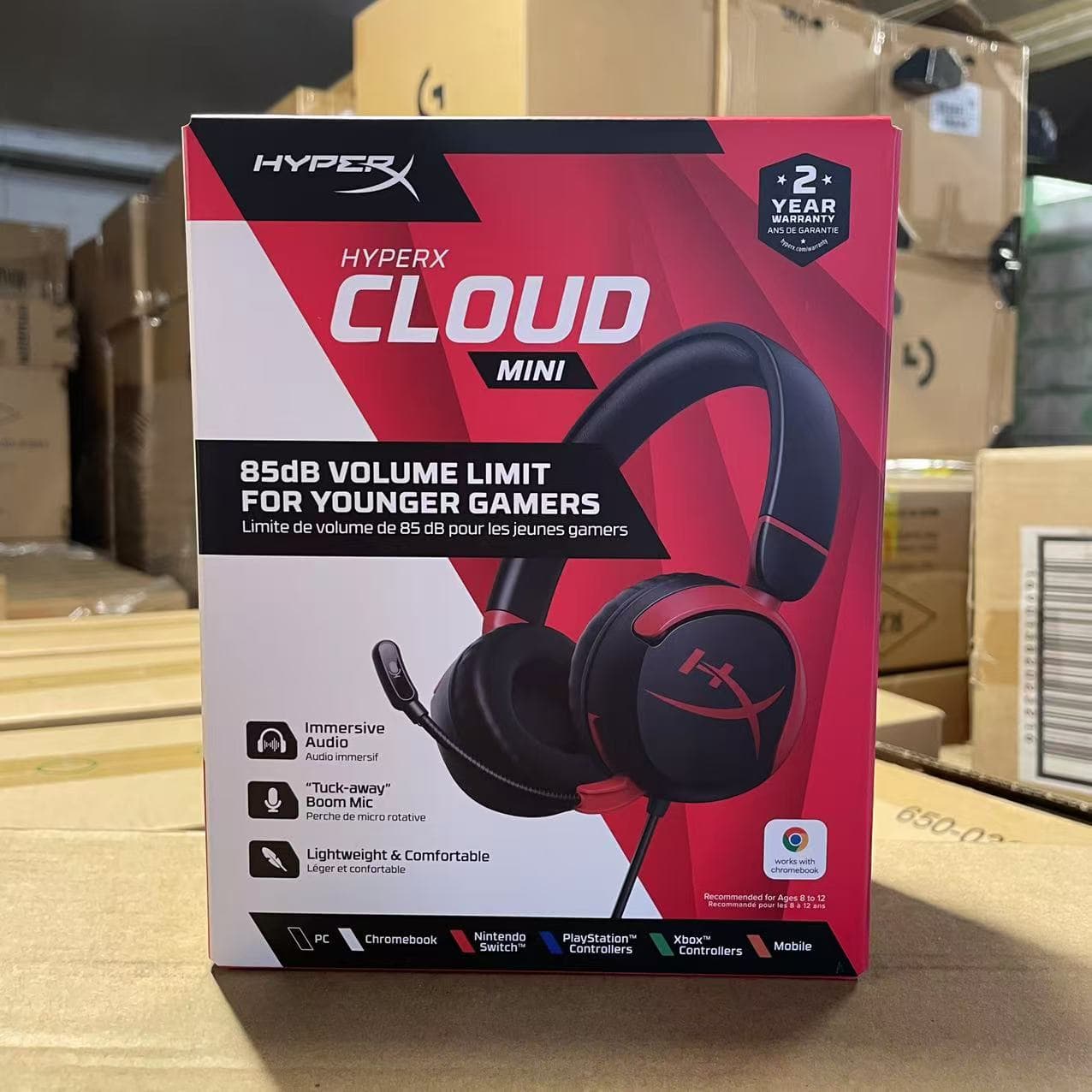 HyperX Cloud Mini Wired Headset for Kids