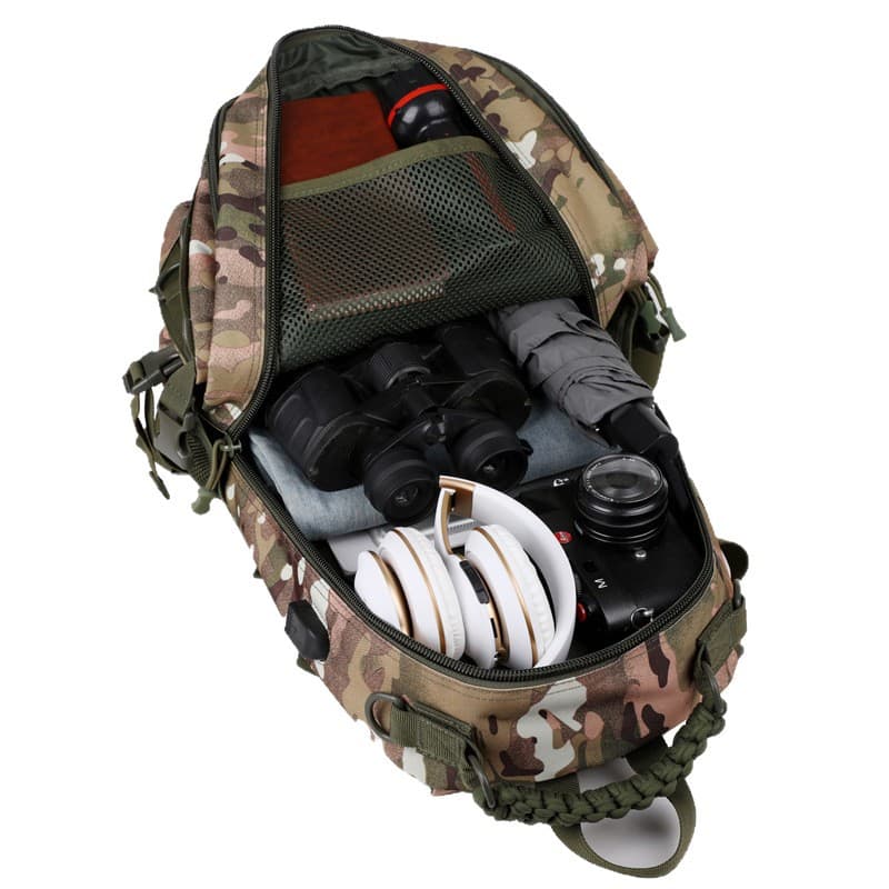Outdoor Multi-Function Tactical Backpack for Men, Lightweight Travel Commuter Backpack, Camouflage Large Capacity Waterproof School Bag