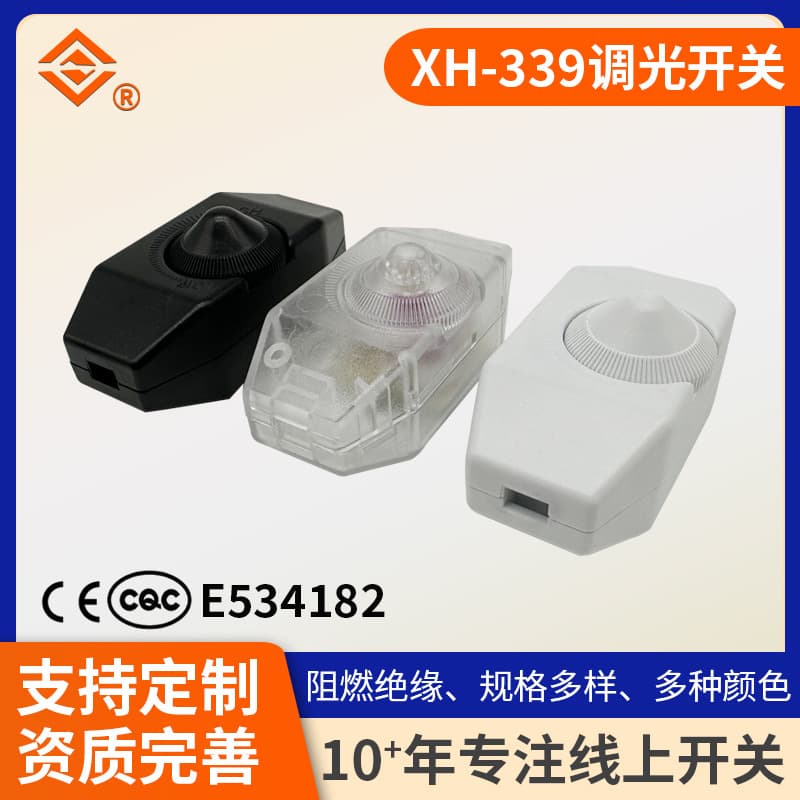 XH-339 European Standard Dimmer Switch - Rotary Switch, DC Speed Controller, Temperature Regulator