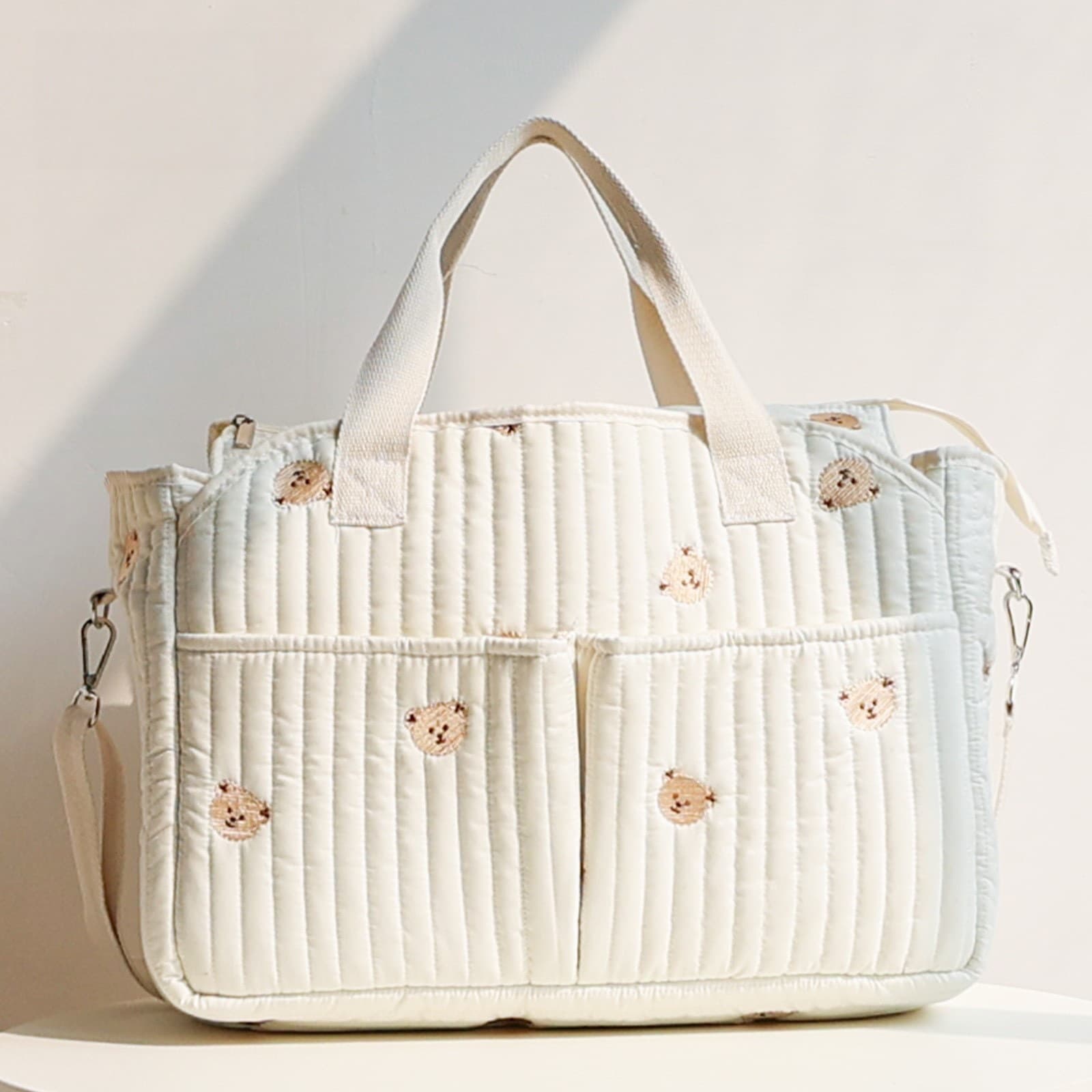 New Ins-Style Mom Bag Large Capacity Baby Outing Portable Handbag Storage Diaper Bag Multifunctional Crossbody
