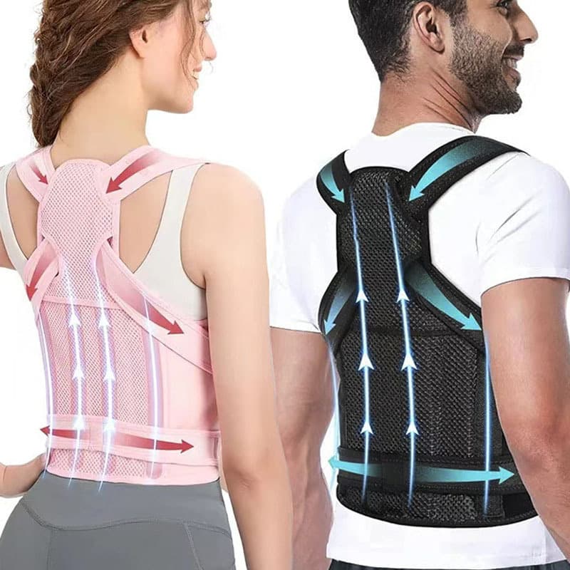 Cross-Border Posture Corrector for Hunchback Prevention, Unisex Design for Adults with Back Support