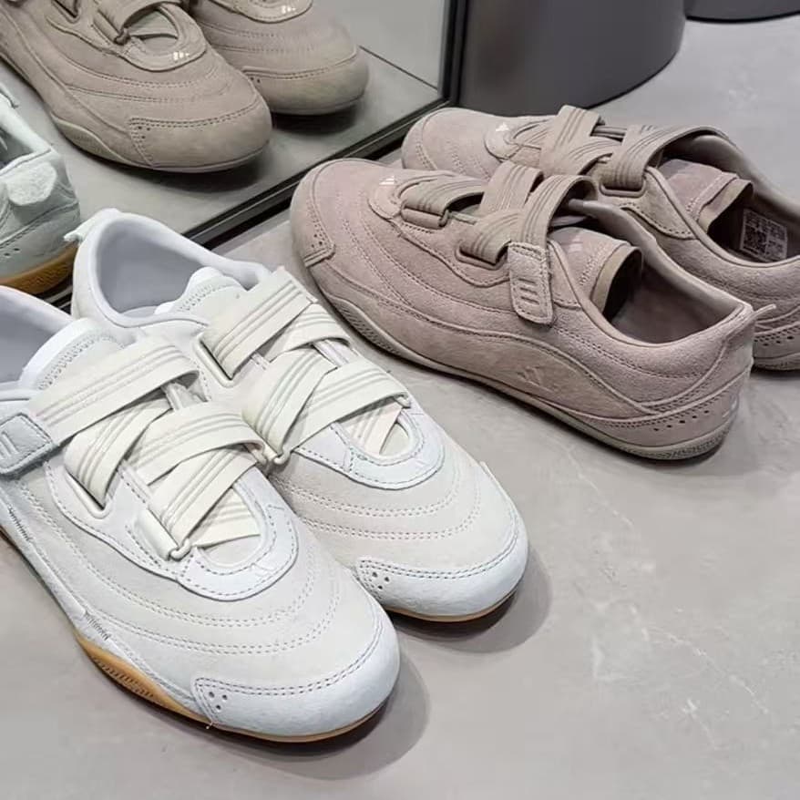 Putian Shoes AD Family FOS Series URBAN REVERIE Velcro Ballet Flat Sole Dance Shoes German Training Women's Shoes