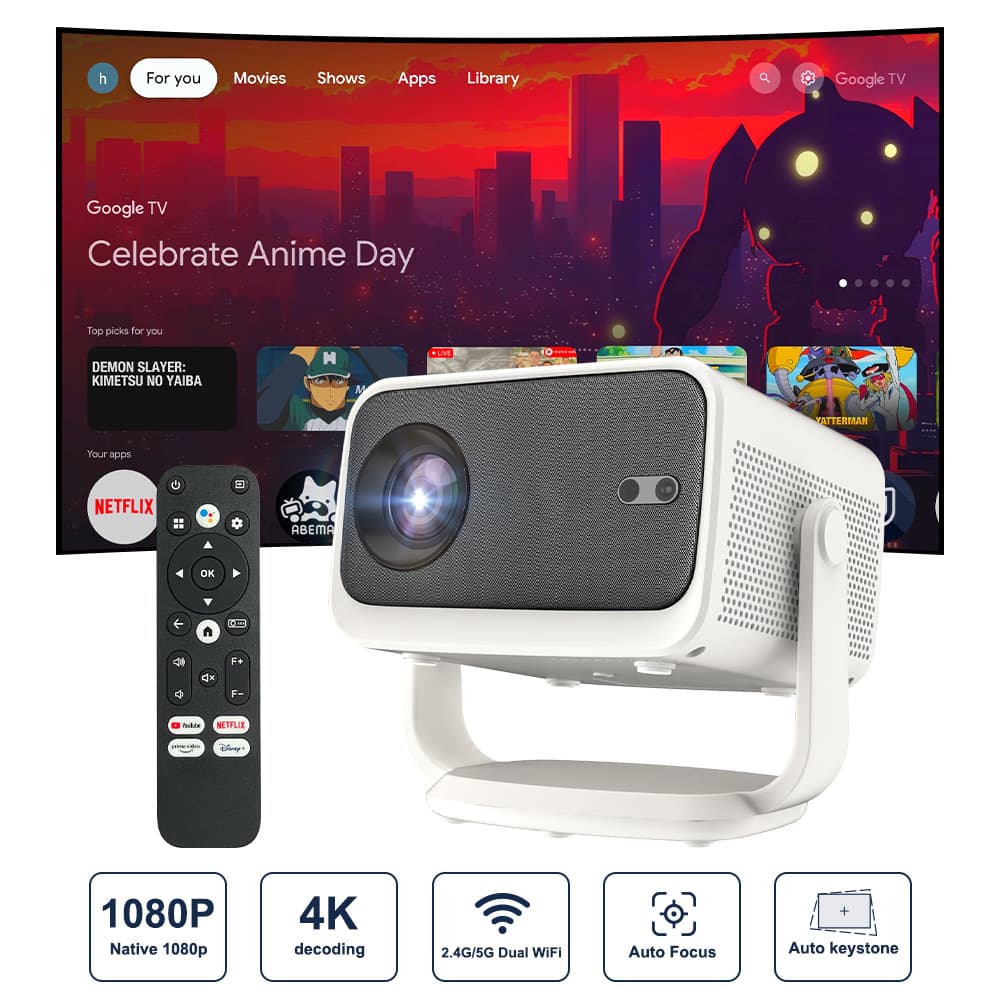 Popular cross-border P20GTV projector home autofocus high-definition 1080p home theater office projector
