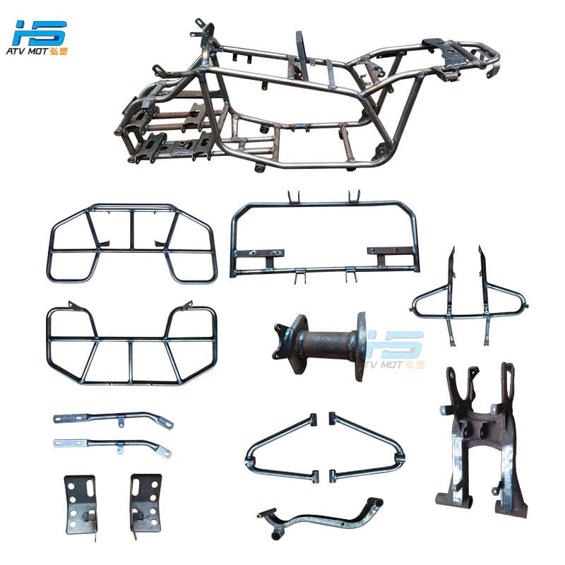ATV Beach Buggy Accessories Big Bull Upper and Lower Swing Arm Rear Axle Barrel Rear Axle Swing Arm Pedal Rack Steering Column Frame