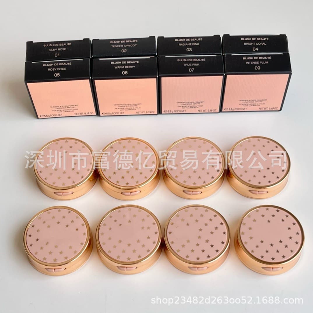 Cross-border foreign trade new product Gujia three-color blush 5.5g formal color number 01-02-03-04-05-06-07-08