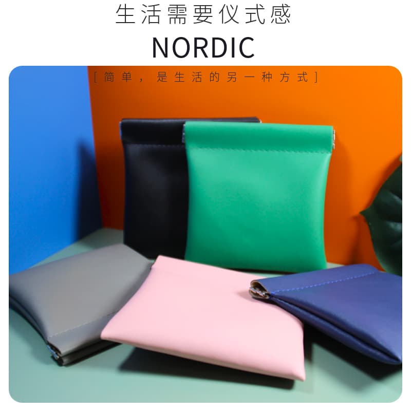 Coin Purse for Men and Women, Headphone Digital Organizer, Snap Card Holder, Key Pouch, Novelty Lipstick Coin Wallet