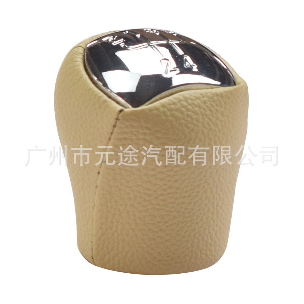 Gear shift knob for Renault Scenic Clio Megane/Laguna Dacia, leather-wrapped with double stitching