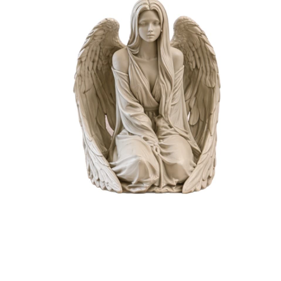 Cross-border 3D Printed Ornament for Valentine's Day, Mother's Day, Father's Day, Easter Crafts Gift Angel Wings