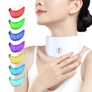 LED Color Light Photon Skin Rejuvenation Device Neck Neck Firming Anti-Wrinkle Serum Infusion Instrument Neck Care Beauty Device Shoulder Neck Cross-Border