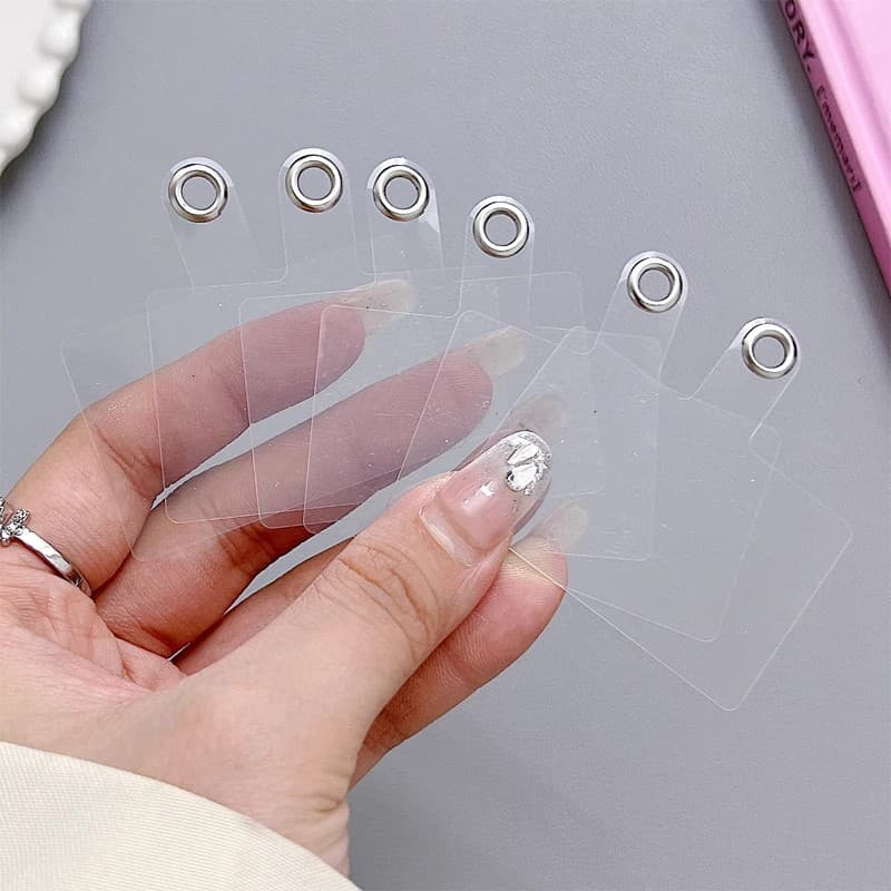 Phone Lanyard Strap Clip Patch Phone Case Accessory Fixing Tab Transparent Ultra-Thin Simple Anti-Loss Upgrade