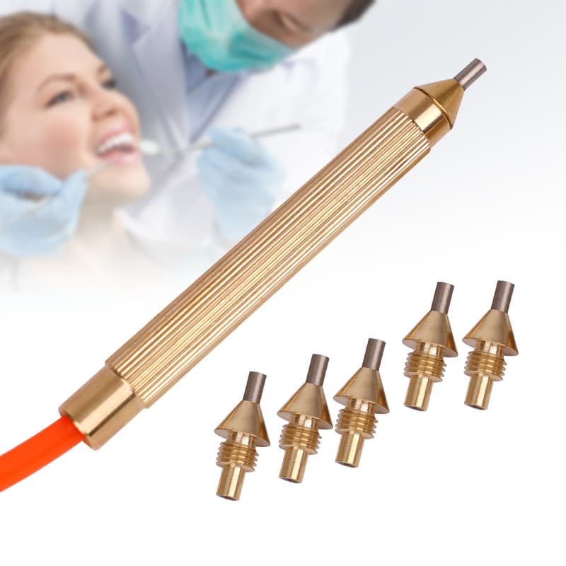 Dental Nozzle Sandblaster Accessories Nozzle Wear-resistant Pen Tip Sandblasting Pen Dental Small Sandblaster Tungsten Steel Pen Head