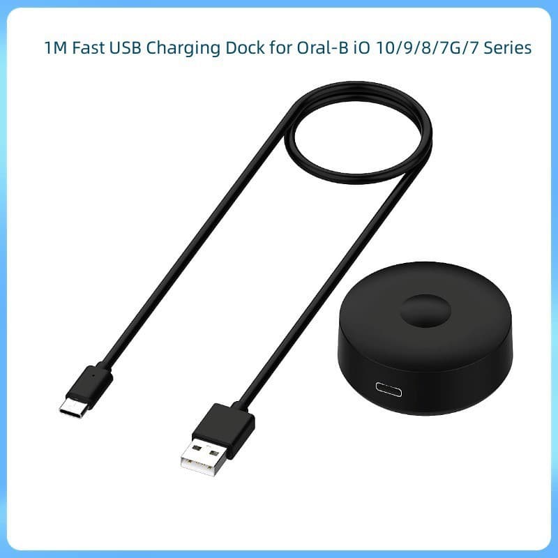 Compatible with Braun Oral-B Toothbrush iO10 9 8 7 Charging Cable, Oral-B iO10 Charging Base