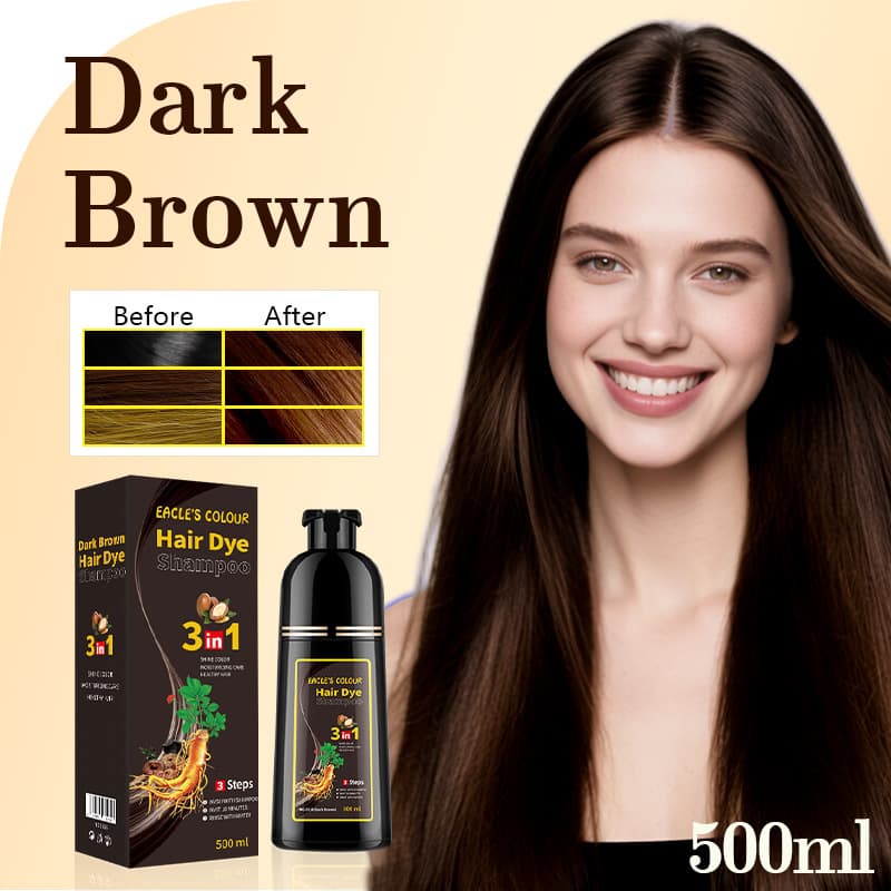 One Black Hair Dye Instant Color Wash Hair Dye Plant-Based Non-Damaging Bubble Hair Color Covers Gray Hair Non-Staining to Scalp