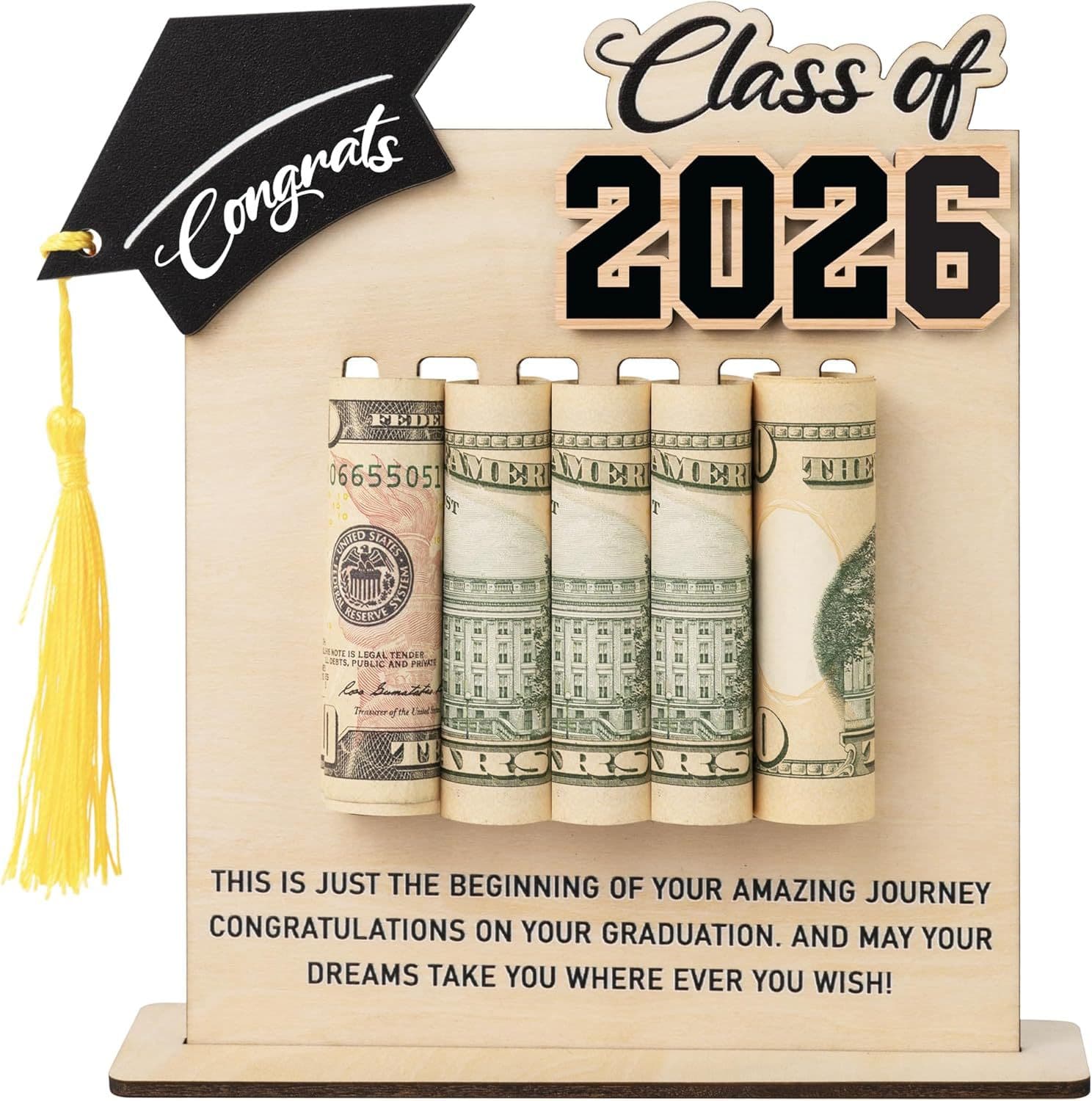 2026 Graduation Season Wooden Desktop Ornaments Wallet Graduation Ceremony Wooden Wallet Photo Frame Ornaments Graduation Season Products
