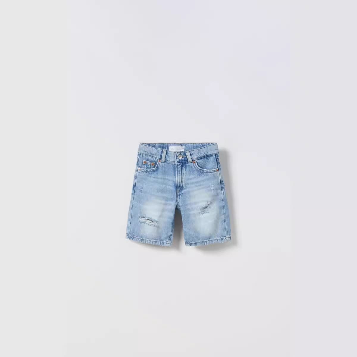 Foreign trade summer children's pants washed denim shorts high street trendy children's trousers versatile casual boys jeans