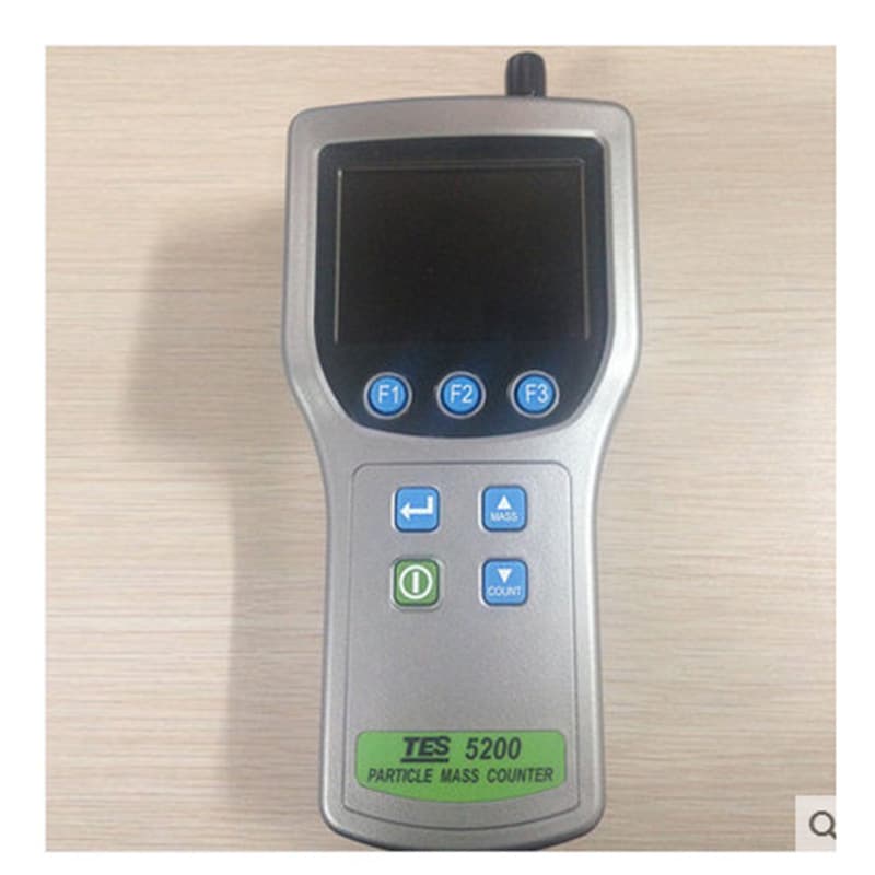 Taiwan TES-5200 Air Quality Detector for PM2.5 Particle Mass Concentration Counter